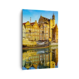 Canvas picture - Mirror Reflection of the Past - 80x120 cm