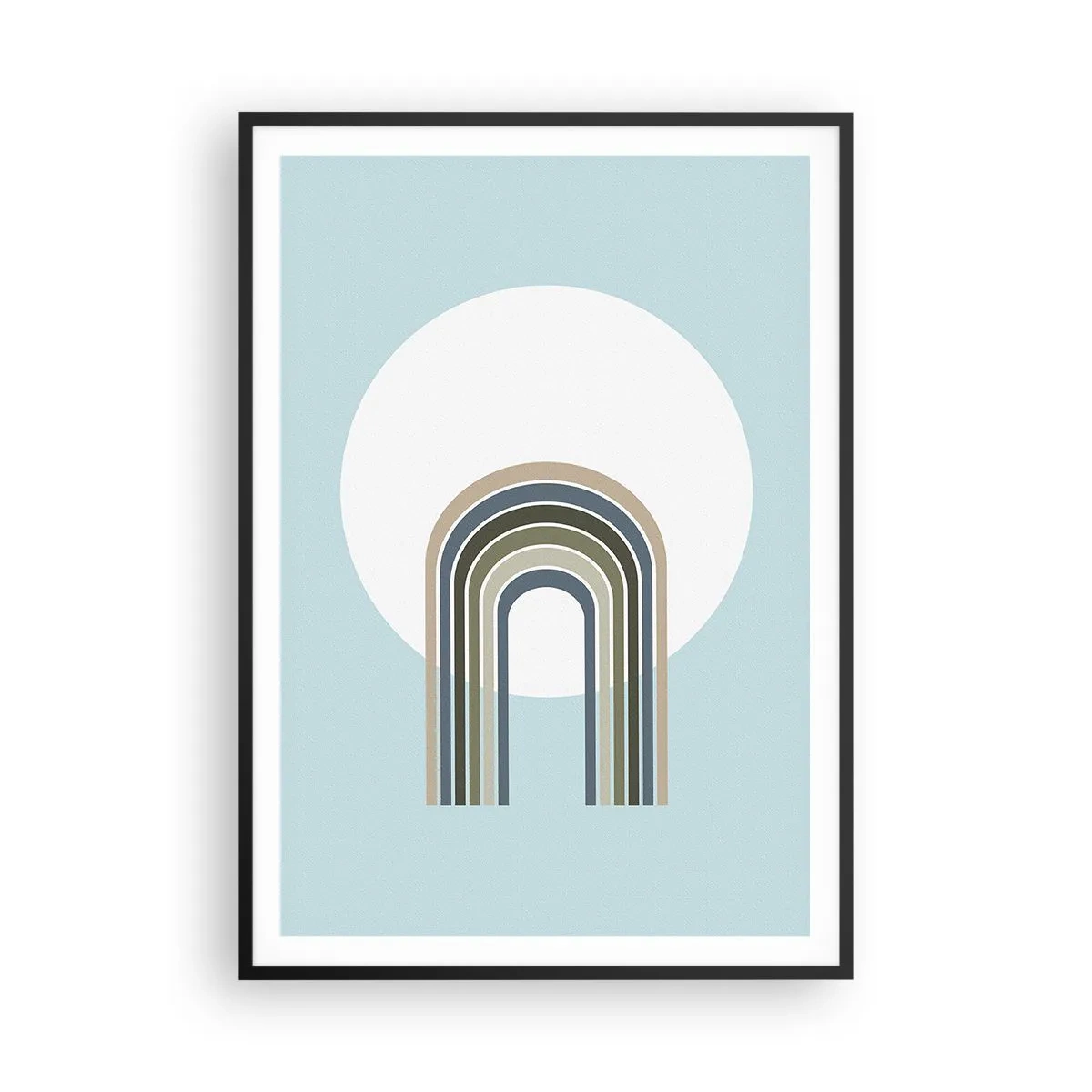 Poster in black frame - Irresistible Attraction - 70x100 cm