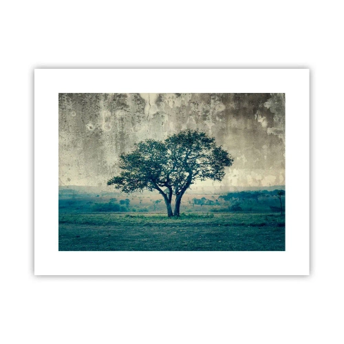 Poster - Apple Tree in Blue? - 40x30 cm