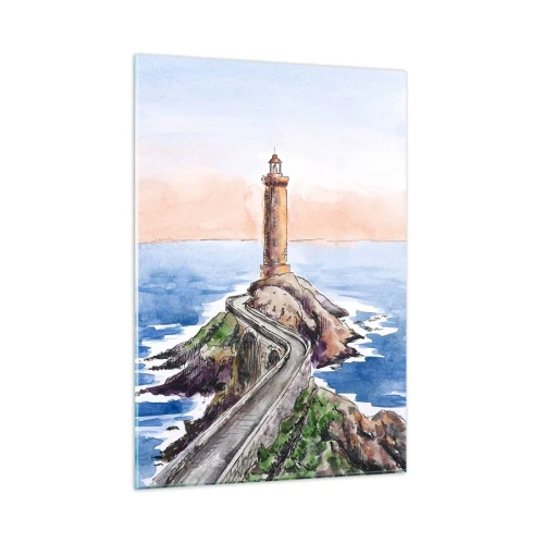 Glass picture - In the Direction of the Sea - 50x70 cm