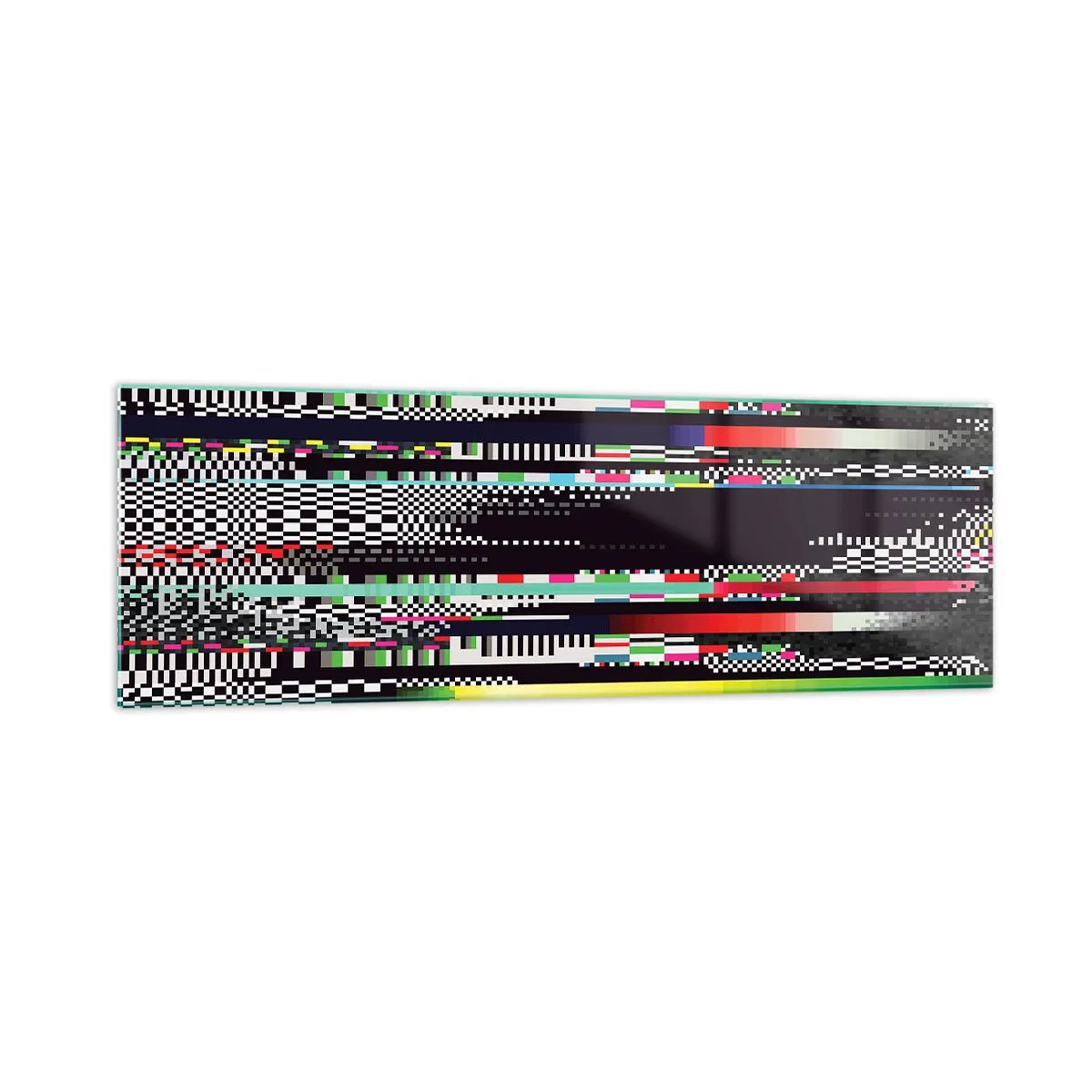 Glass picture - Control Image of Reality - 160x50 cm