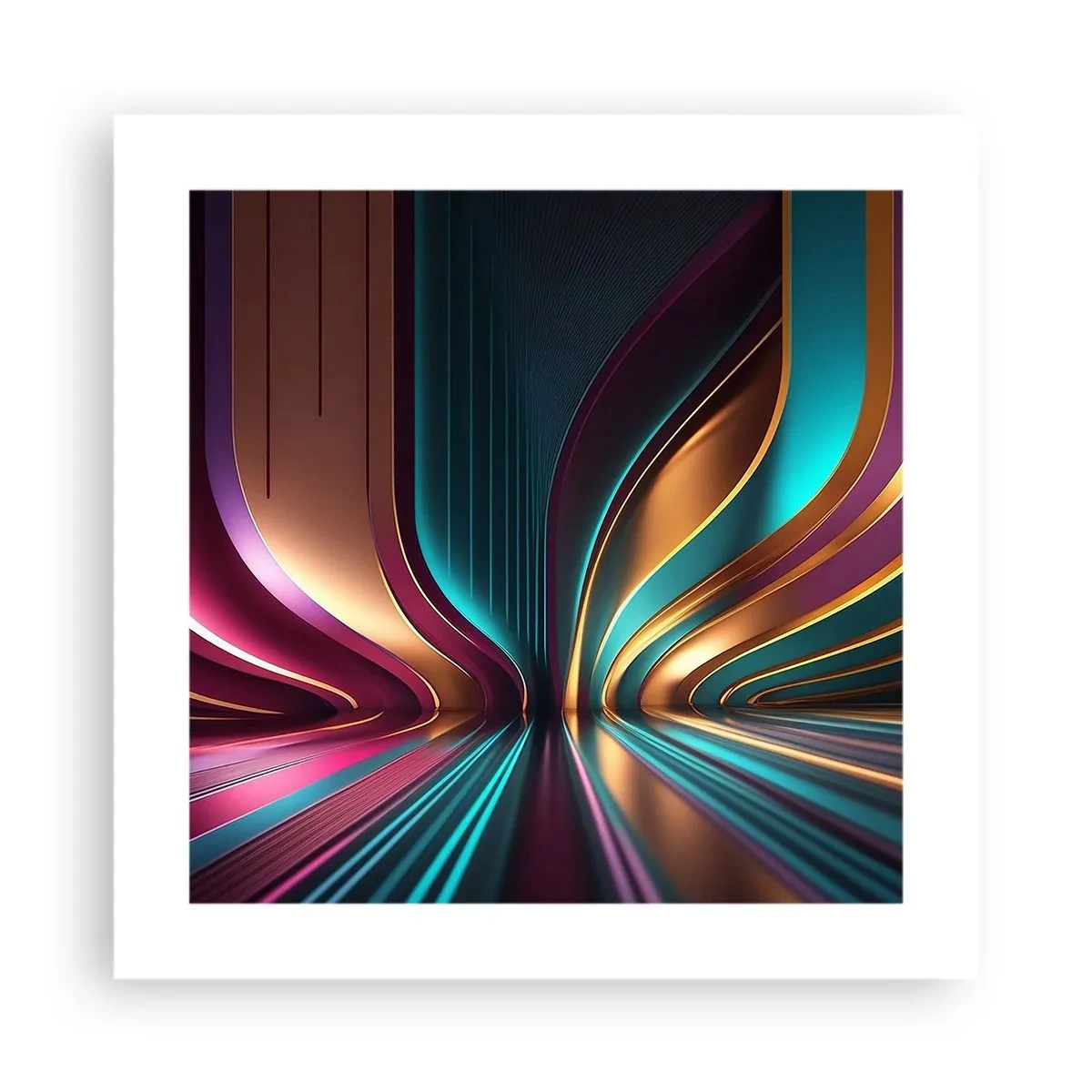 Poster - Architecture of Light - 40x40 cm
