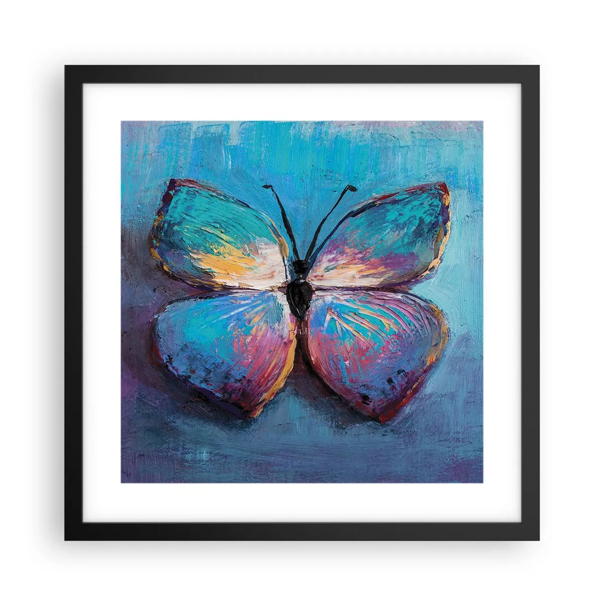 Poster in black frame - In Full Splendour - 40x40 cm