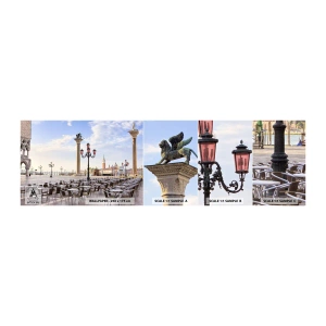 Photo Wallpaper Sample Self-Adhesive Deluxe Sticker - Everything Is Ready - Architecture, City, Venice - 100x30 cm