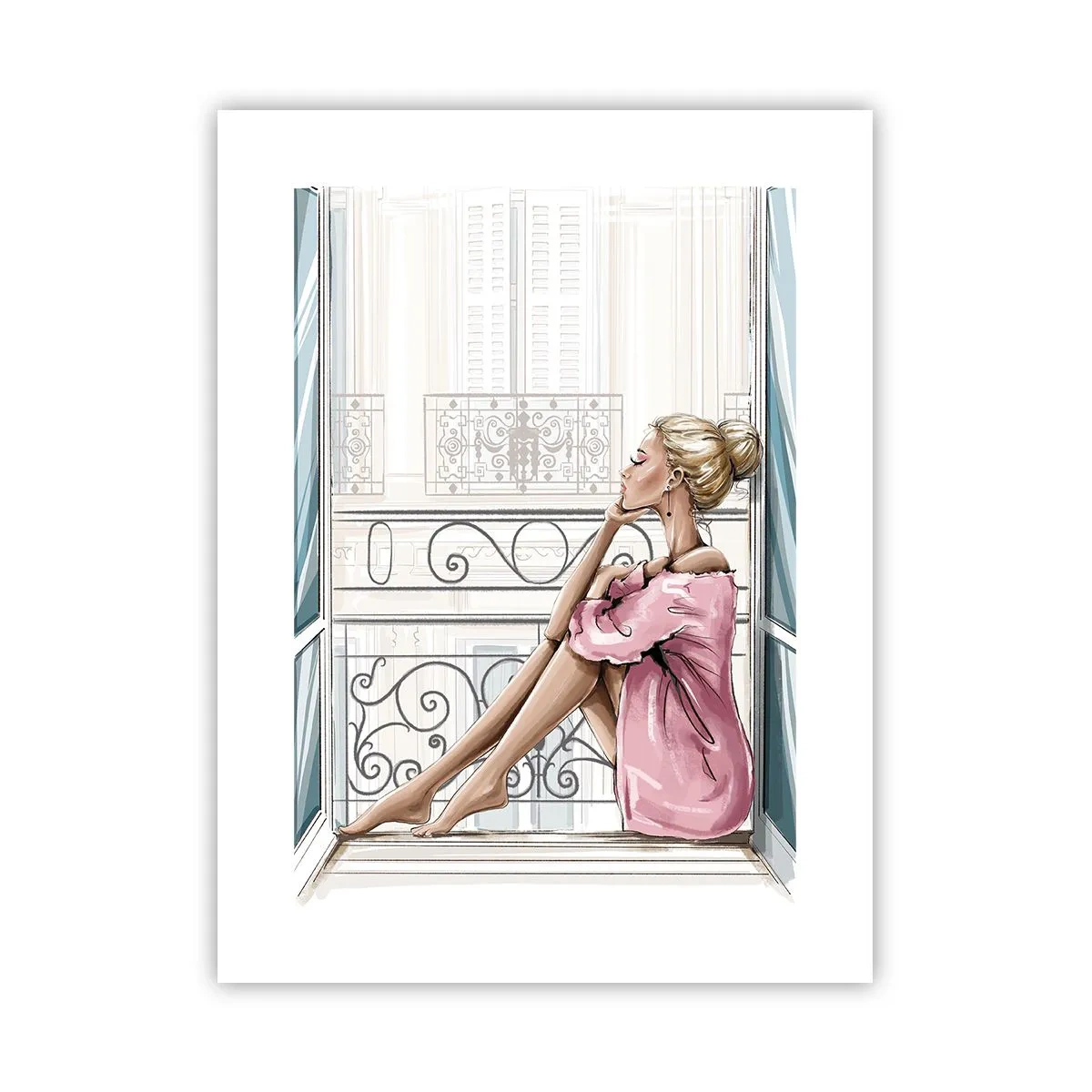 Poster - Morning in Paris - 30x40 cm