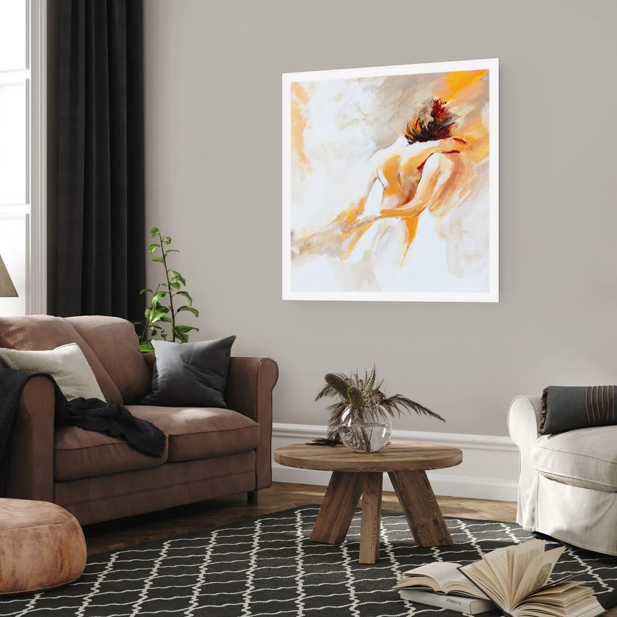 Poster - Heavenly Embrace - 40x40 cm