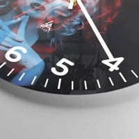 Clock face with numbers