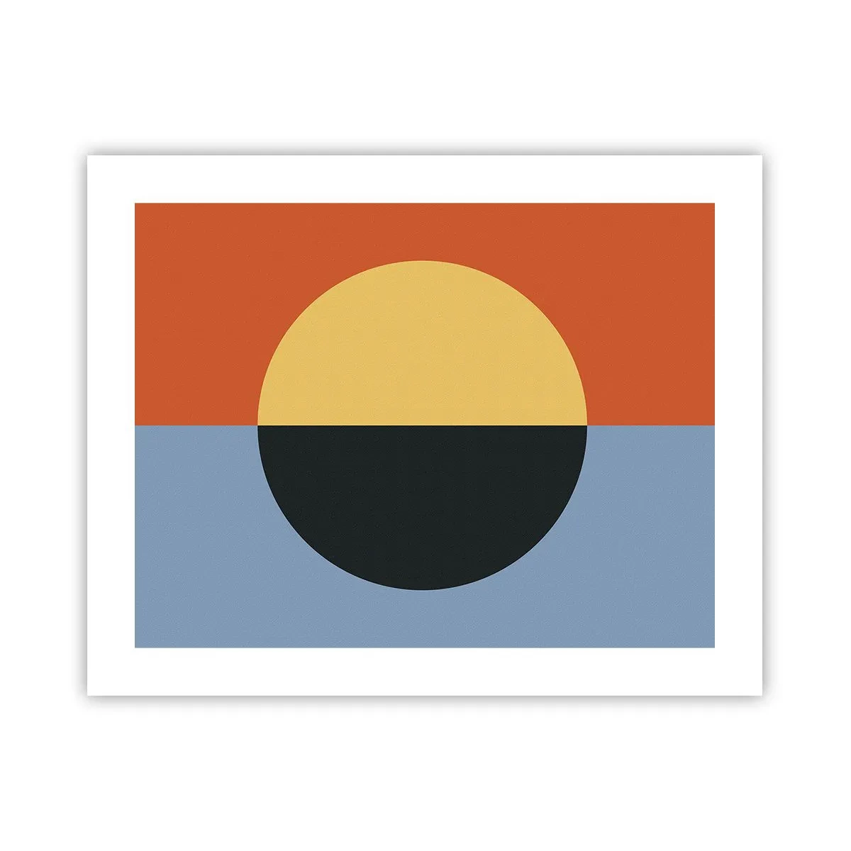 Poster - Composition of Warm and Cool - 50x40 cm