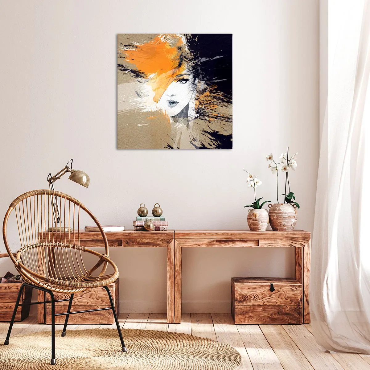 Canvas picture - And There Was Light - 40x40 cm