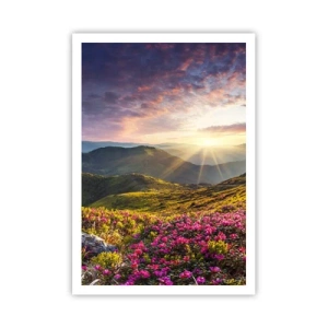 Poster - Freshness of Mountain Morning - 70x100 cm