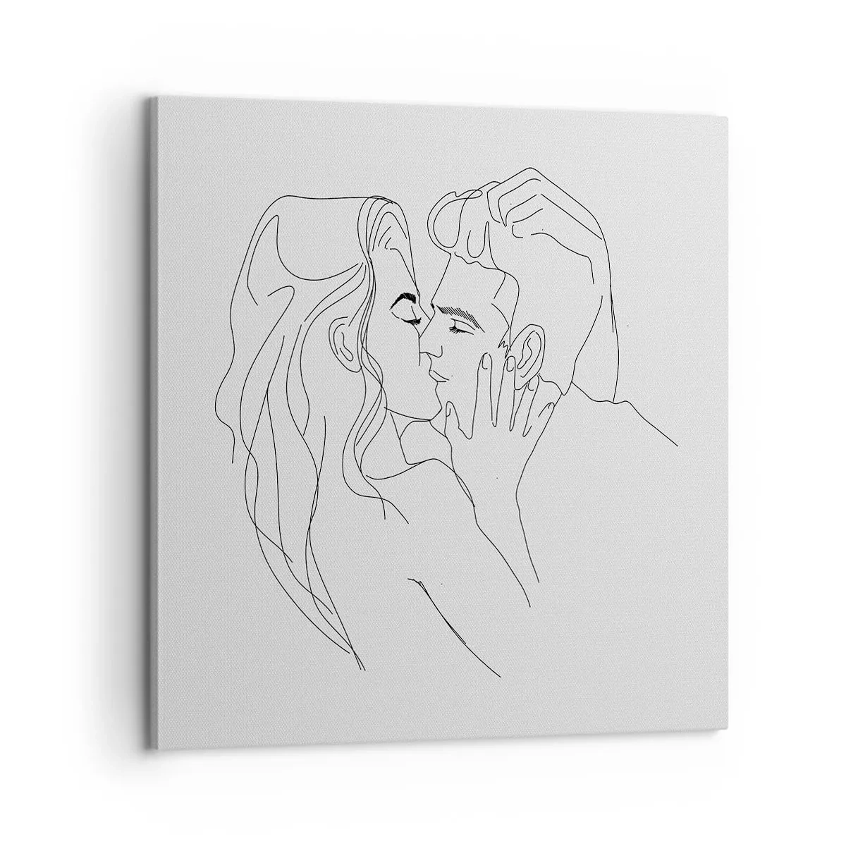 Canvas picture - With the Same Line - 60x60 cm