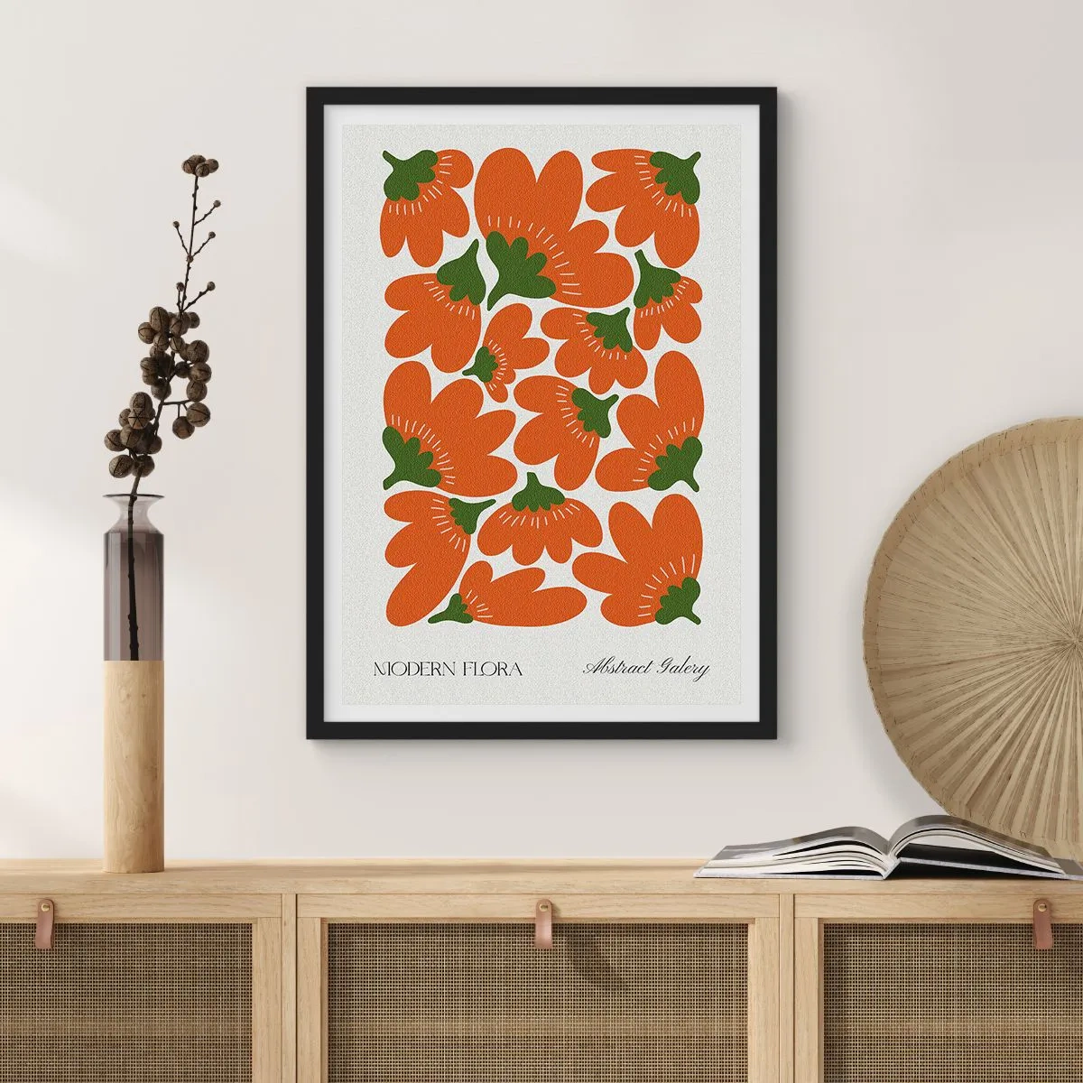Poster in black frame - From the Life of Flowers - 40x50 cm