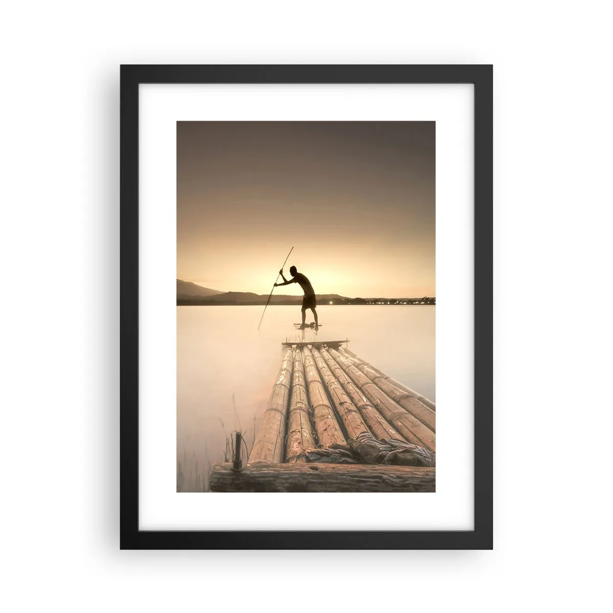 Poster in black frame - Before Rest - 30x40 cm