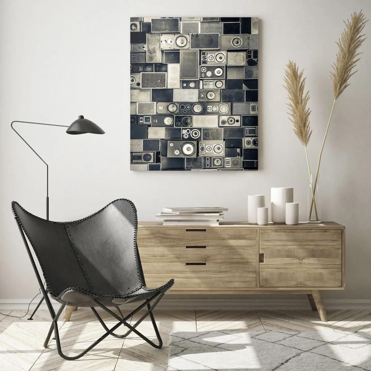 Glass picture - And Music Is Playing - 80x120 cm