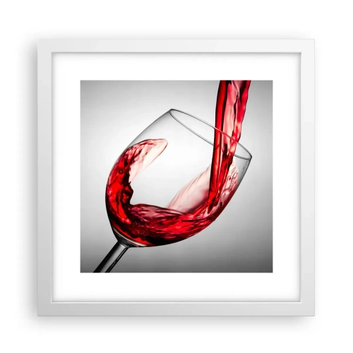 Poster in white frmae - Colour - Movement - Sound - 30x30 cm