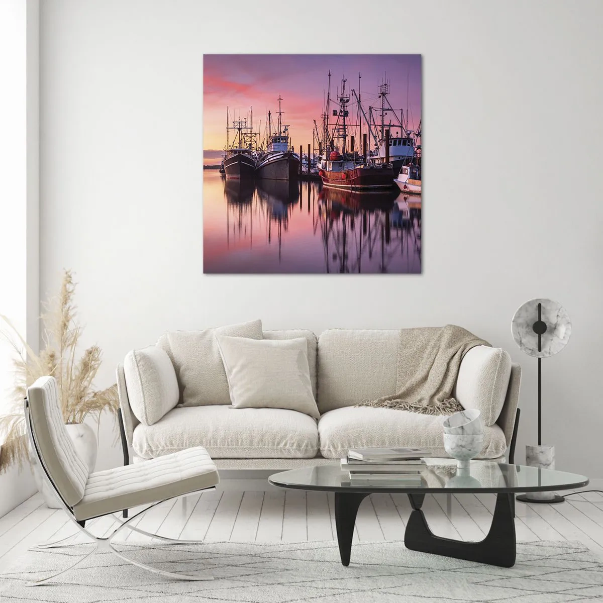 Glass picture - Before Dawn - 30x30 cm