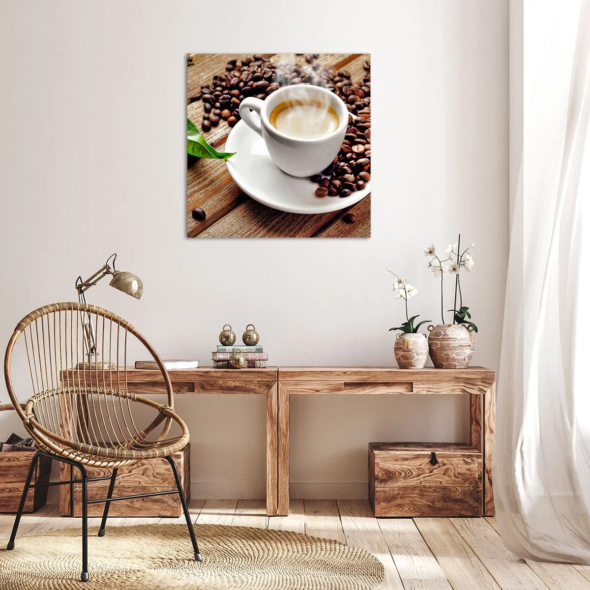 Canvas picture - Coffee Is Served - 40x40 cm