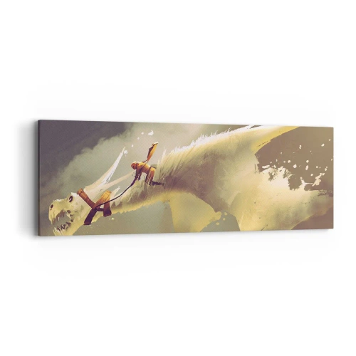 Canvas picture - To the Rescue of the World - 90x30 cm