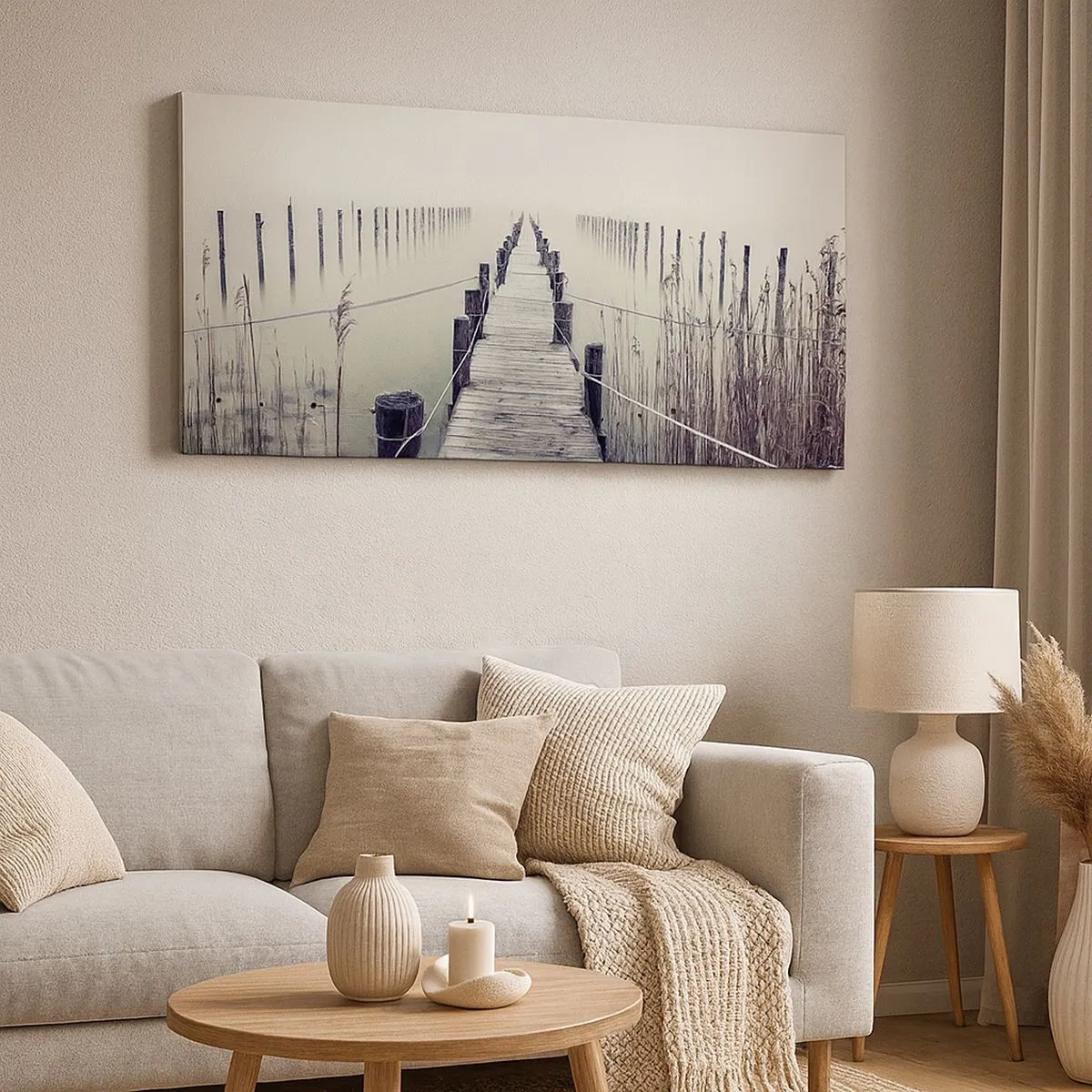 Canvas picture - Immerse Yourself in Peace - 100x40 cm