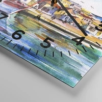 Clock face with numbers