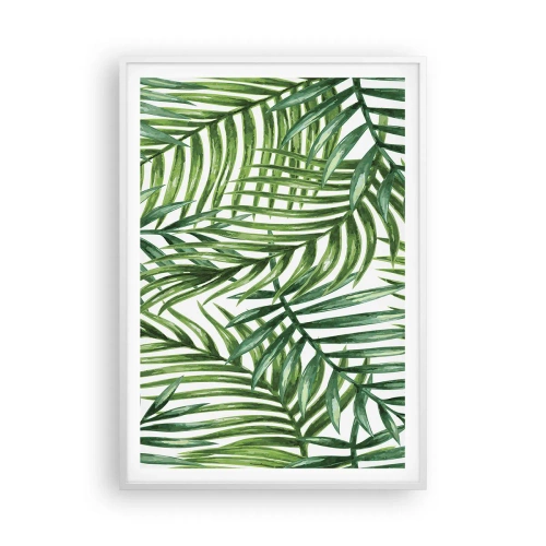 Poster in white frmae - Under the Green Canopy - 70x100 cm