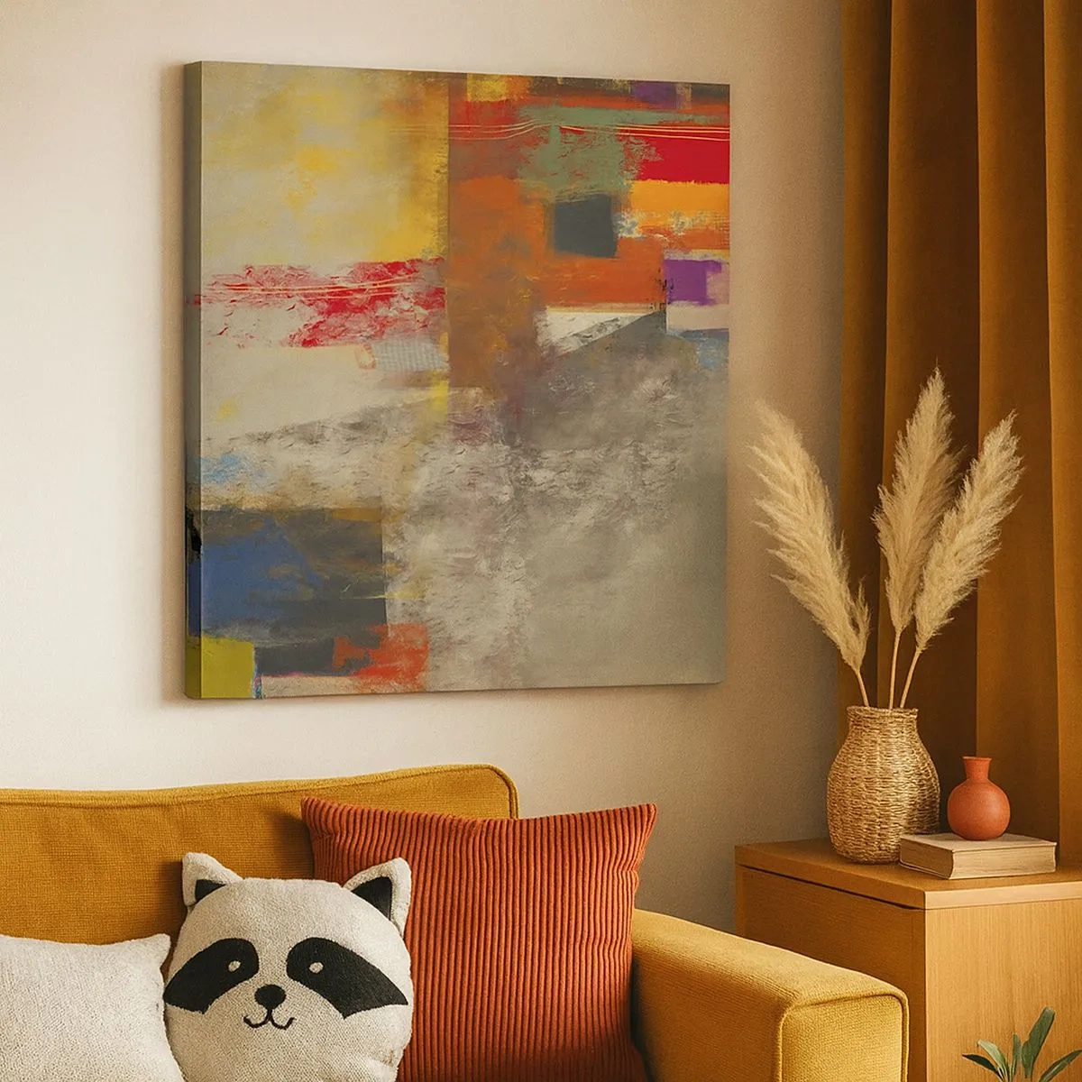 Canvas picture - Geometry of Colours - 30x30 cm