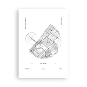 Poster - Anatomy of Dubai - 50x70 cm