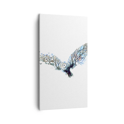Canvas picture - On Wings of a Forest - 45x80 cm