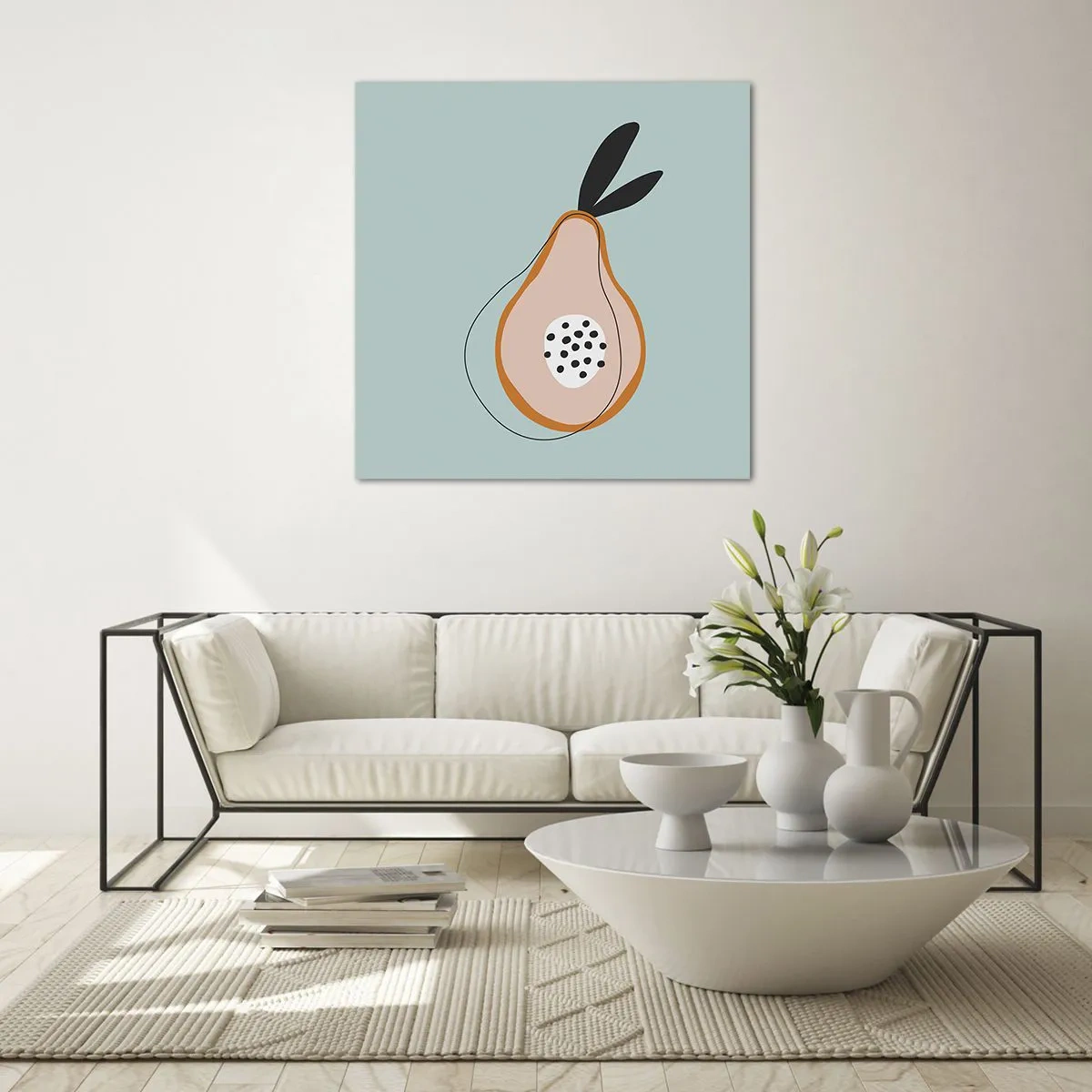 Glass picture - Penetrating the Nature of Things - 40x40 cm