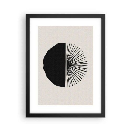 Poster in black frame - Fan of Possibilities - 30x40 cm