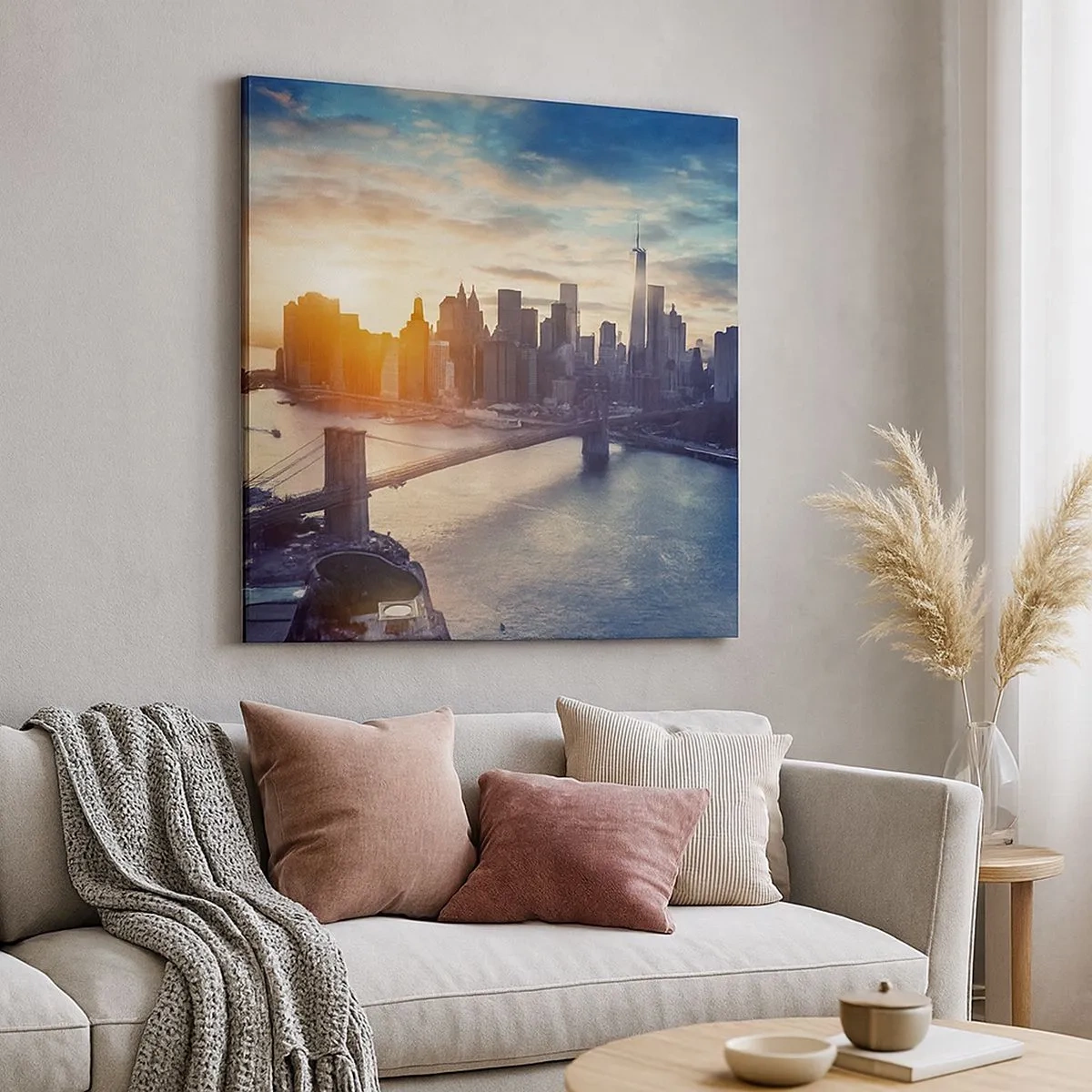 Canvas picture - Monument to the Culture of the West - 30x30 cm