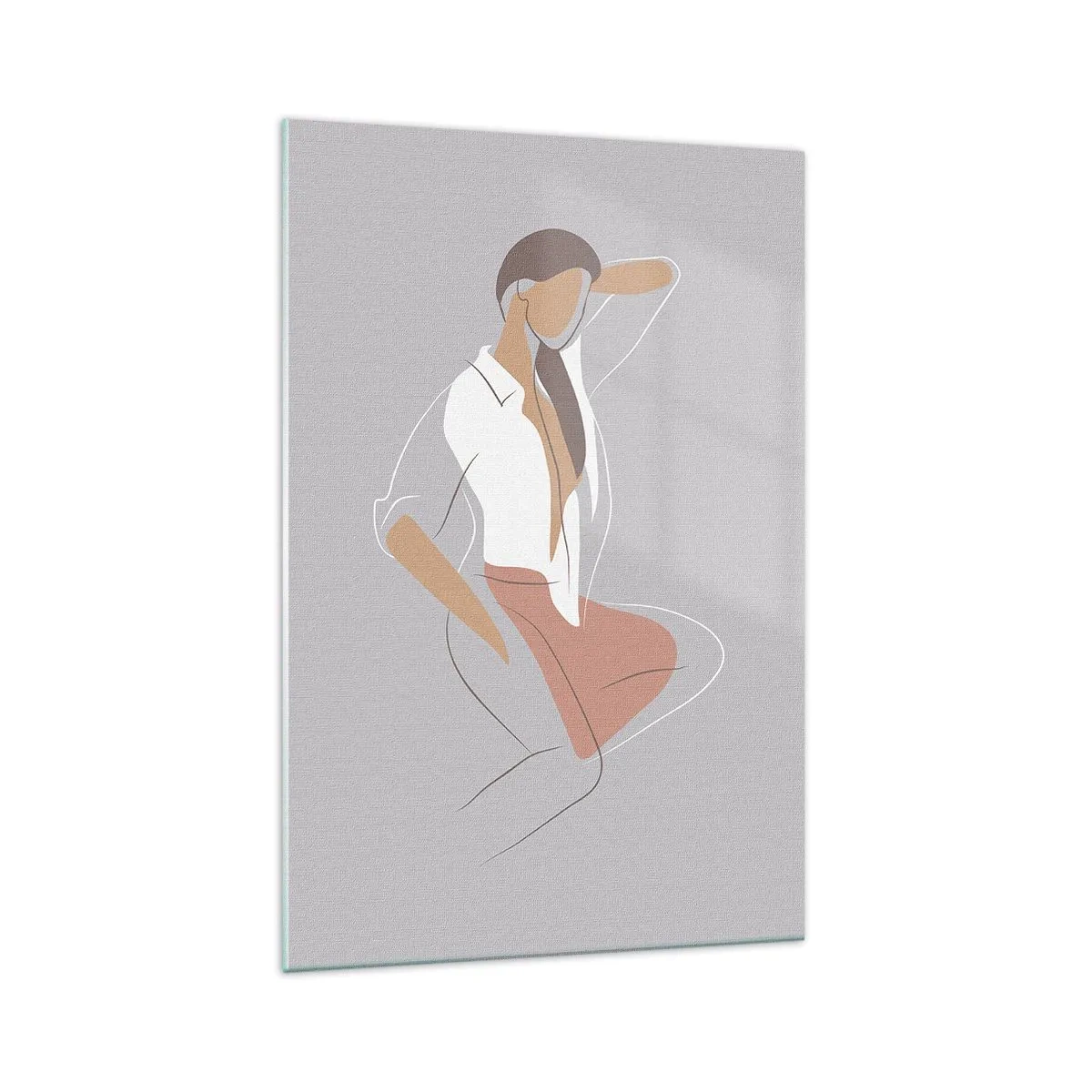Glass picture - Outline of Charm - 70x100 cm