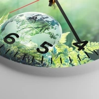 Clock face with numbers