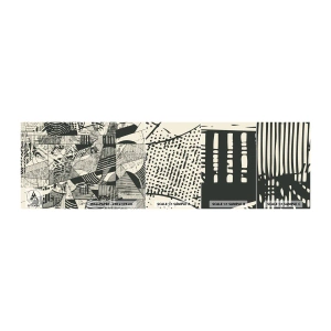 Photo Wallpaper Sample Standard Eco - Dynamics of Contemporaneity - Abstraction, Vintage, Graphics - 100x30 cm