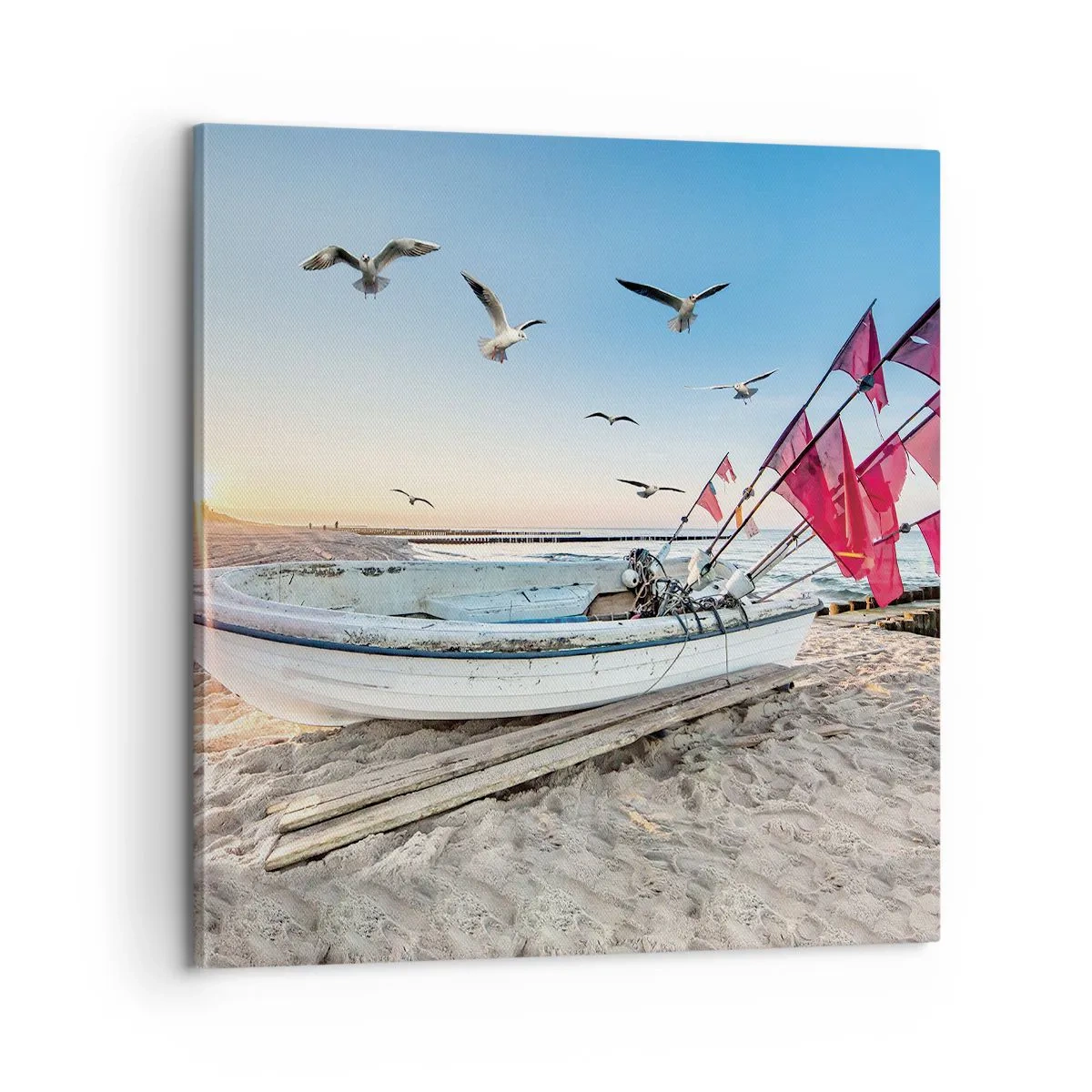 Canvas picture - Deserved Rest - 60x60 cm