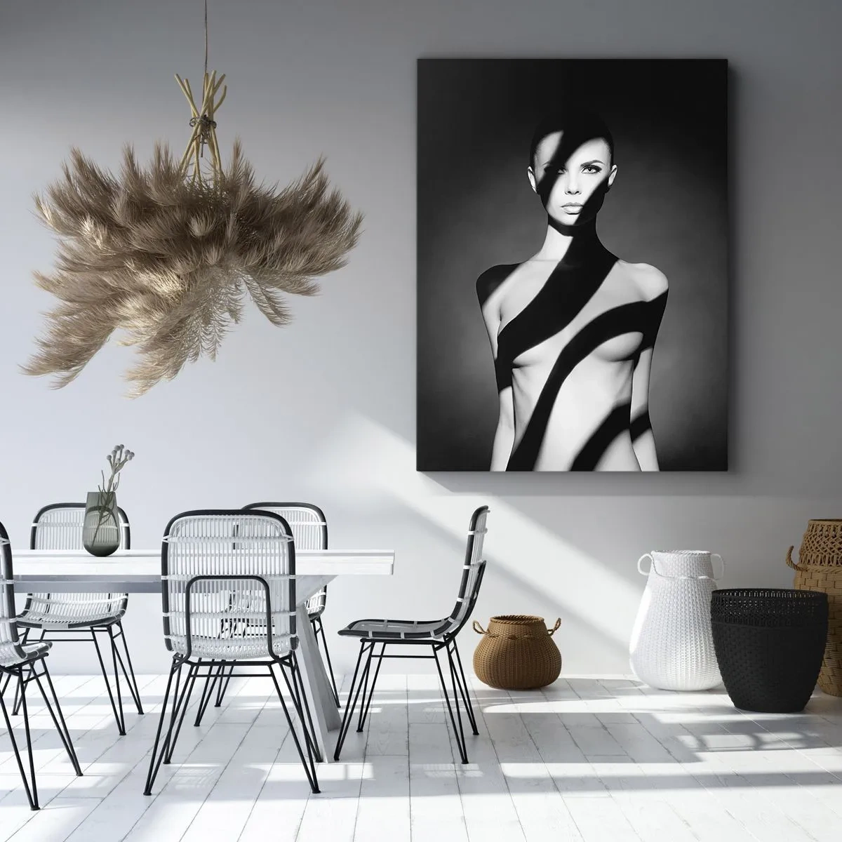 Canvas picture - In the Light and in the Shadow - 50x70 cm