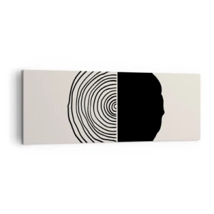 Canvas picture - Half-half - 140x50 cm