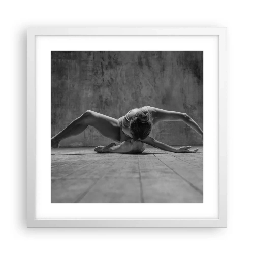 Poster in white frmae - Found Symmetry - 40x40 cm