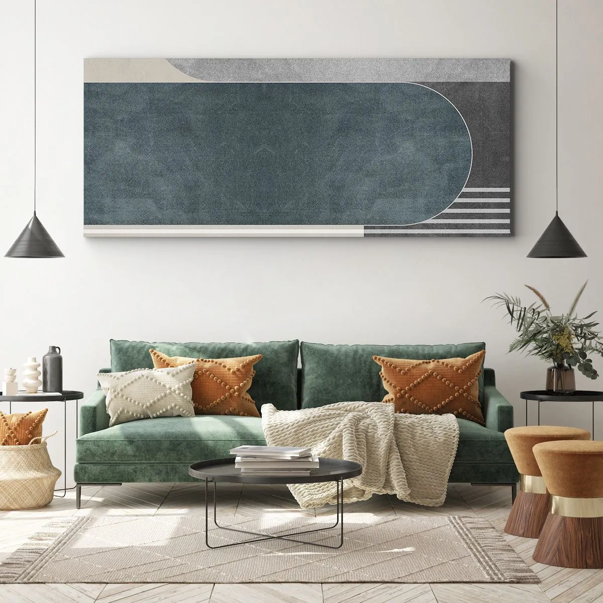 Canvas picture - Levelled Composition - 120x50 cm