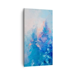 Canvas picture - Winter Abstract - 55x100 cm