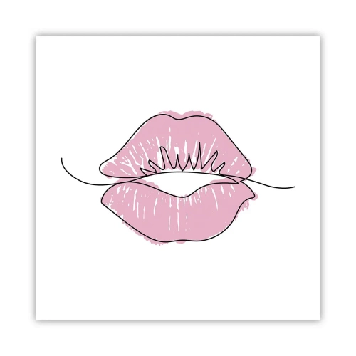 Poster - Ready for a Kiss? - 40x40 cm