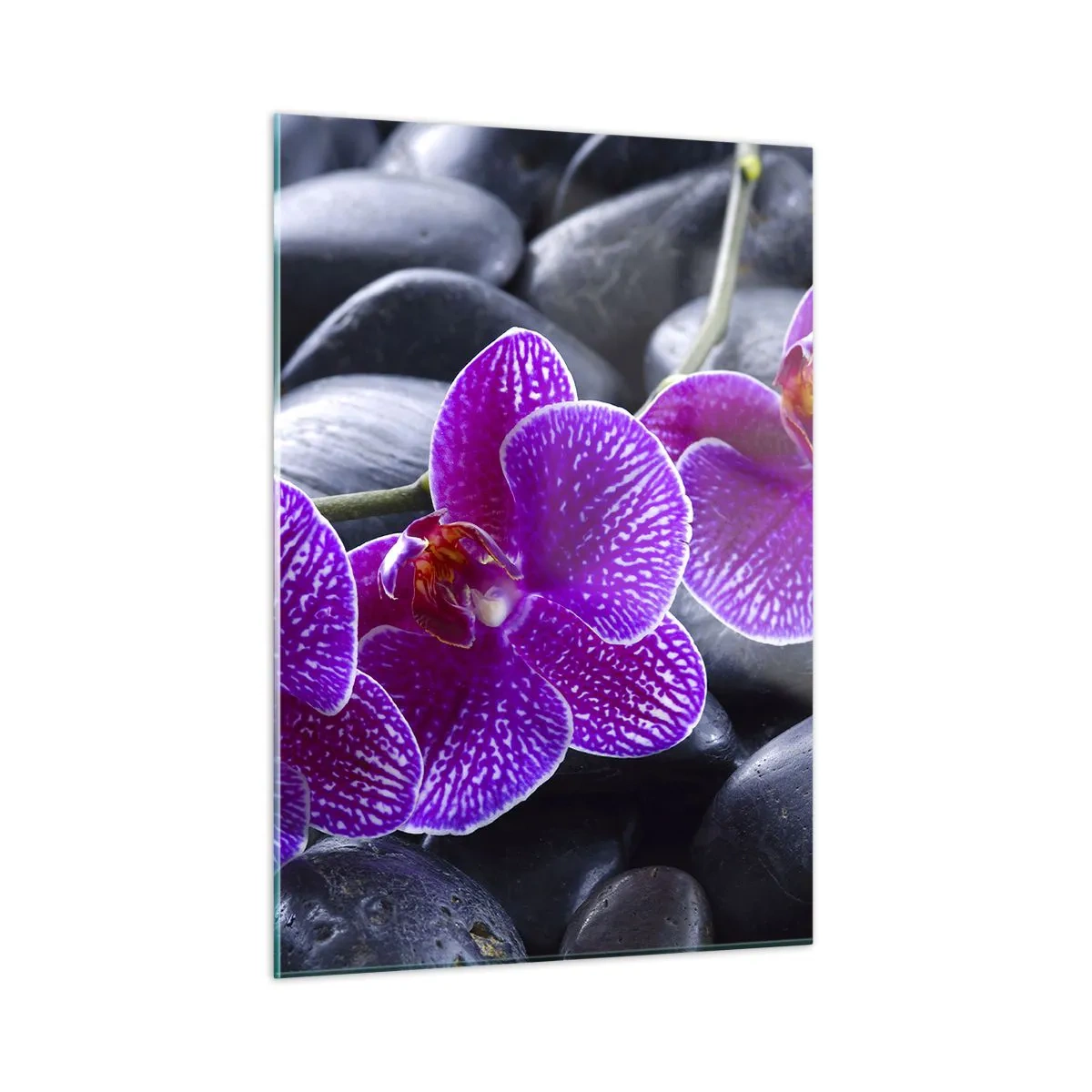 Glass picture - Stones Shining with Awe - 50x70 cm