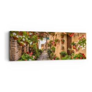 Canvas picture - Italian Back Street - 90x30 cm
