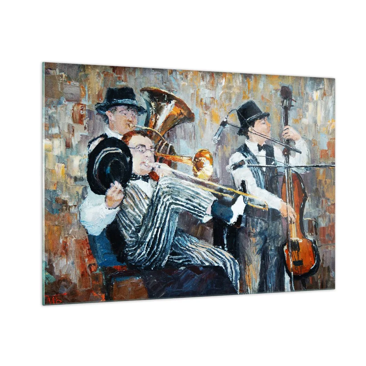 Glass picture - All That Jazz - 100x70 cm