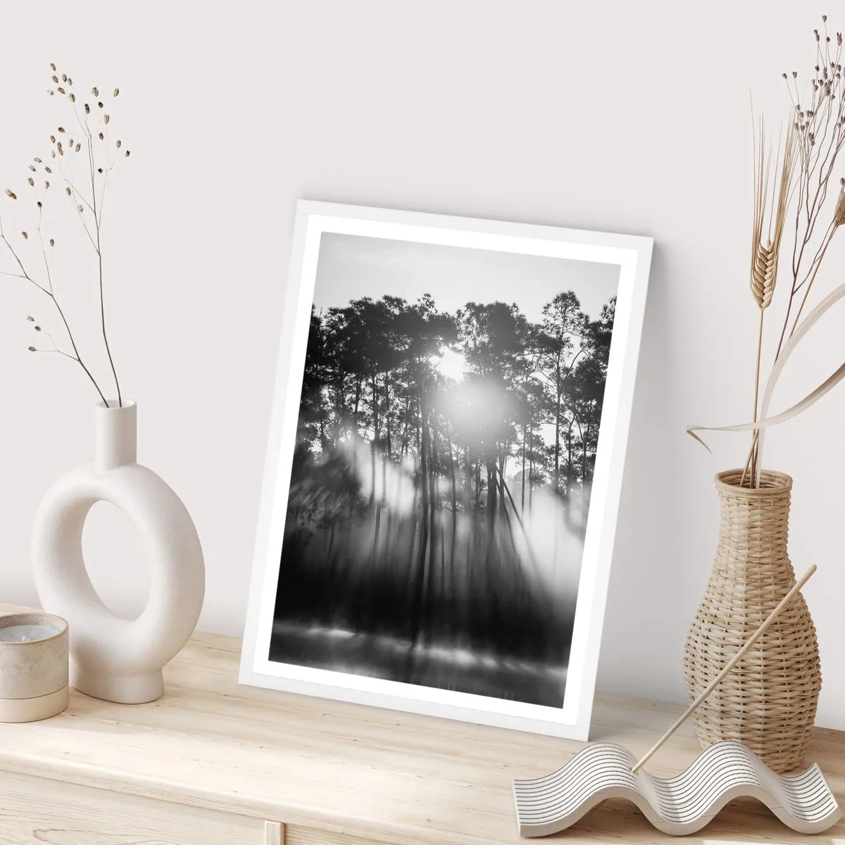 Poster in white frmae - Unstoppable Sun - 40x50 cm