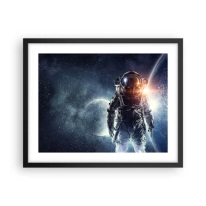 Poster in black frame - Space Adventure - 50x40 cm
