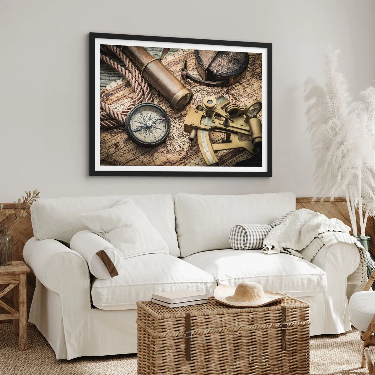 Poster in black frame - Show the Way - 50x40 cm