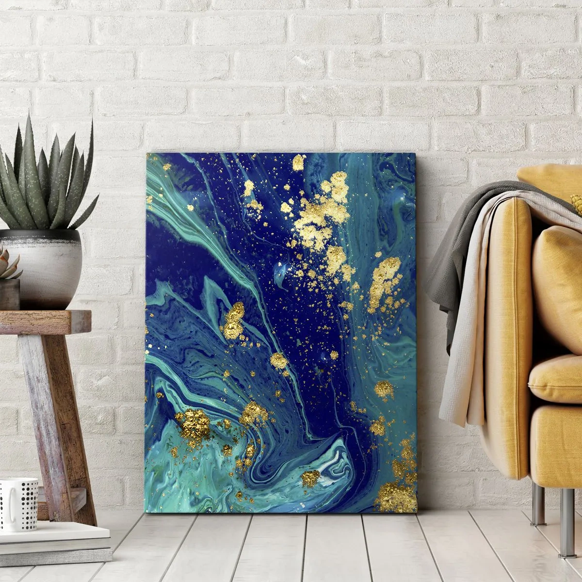 Canvas picture - Sun Flakes - 55x100 cm