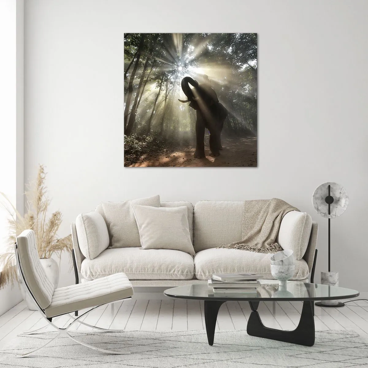 Glass picture - Under a Lucky Star - 60x60 cm