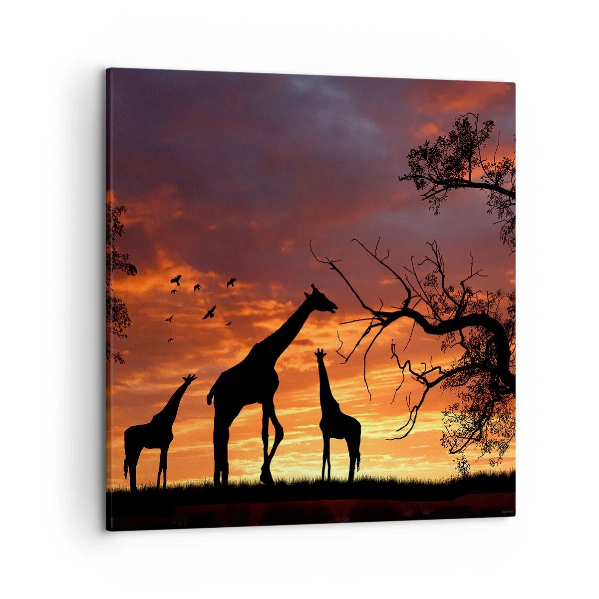 Canvas picture - Small Dinner among Close Ones - 50x50 cm